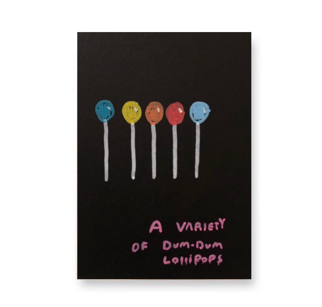 a variety of dum-dum lollipops