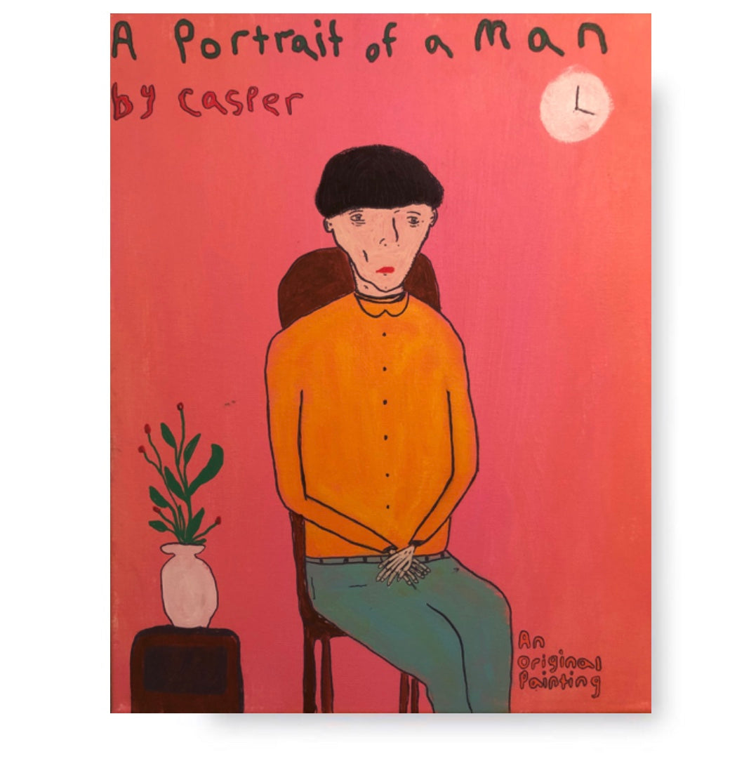 a portrait of a man