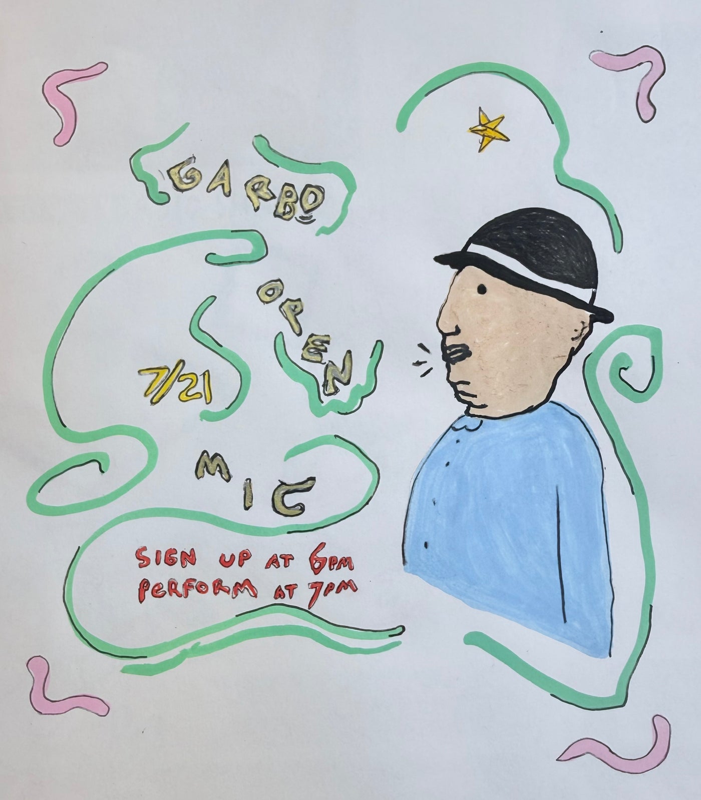 open mic flyer